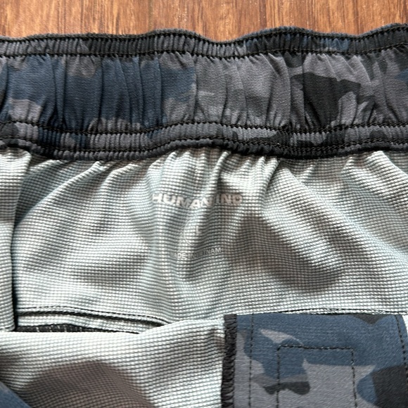 HUMANKIND  Boardshort 5” in Black Camo, Size Large, swim bottoms, gym shorts - Picture 7 of 10
